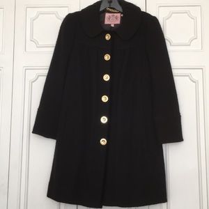 Juicy Couture black wool coat